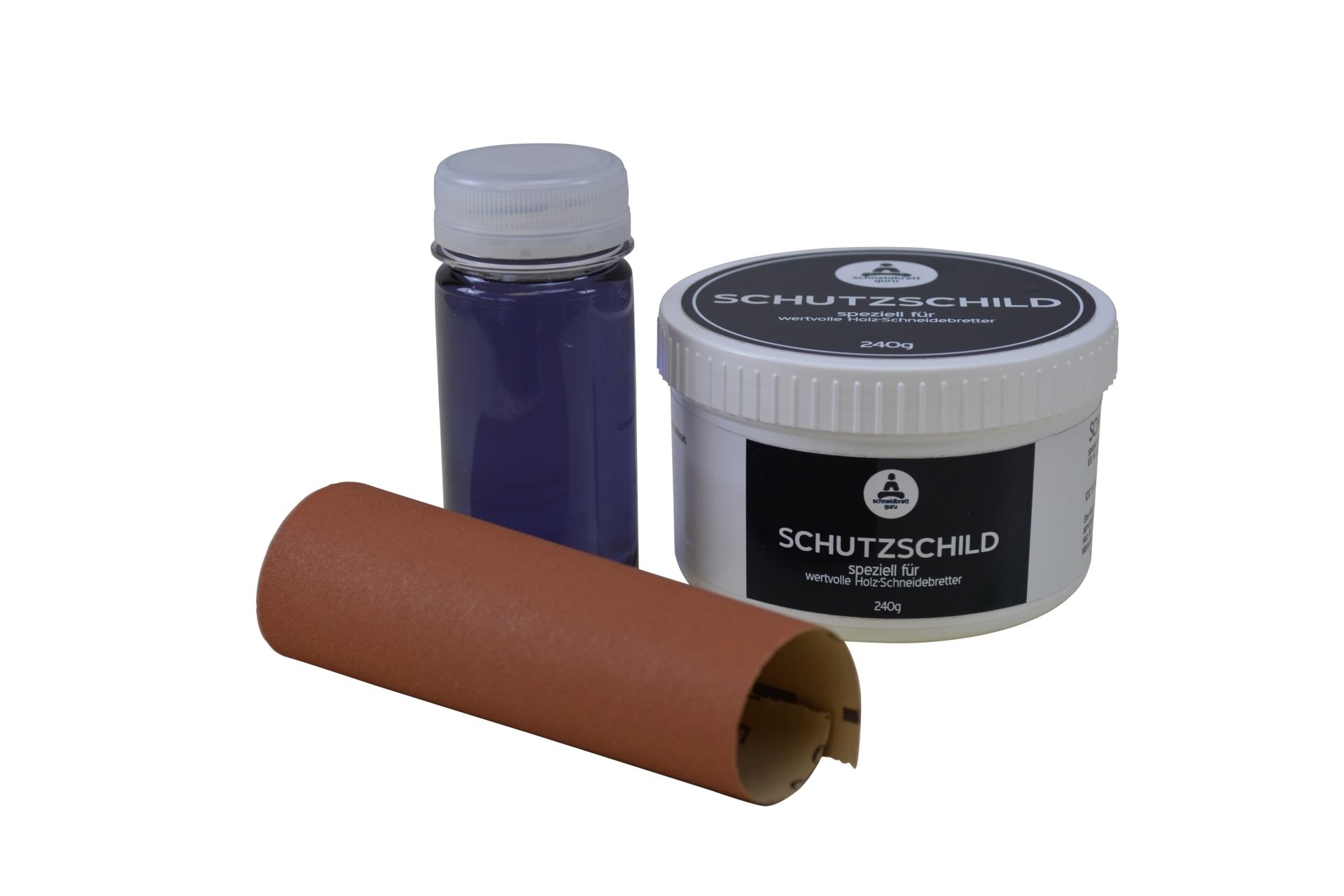 schneidbrettguuru-pflegeset-schneidbertt holz-Schutzschild-Komplettset